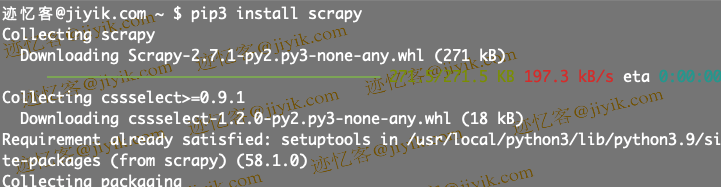 scrapy 安装