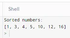 python中的字典顺序使用带有sort（）的数字数组